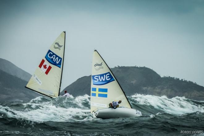 Rio 2016 – Extreme Finn sailing ©  Robert Deaves